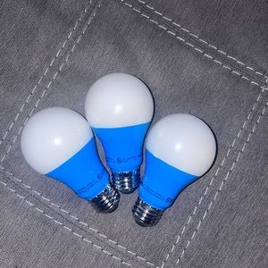 3 Blue LED Lightbulbs